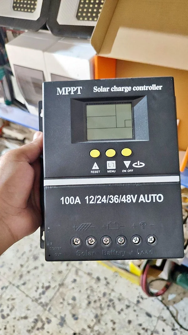 منظم شحن طاقة شمسية إم بي بي تي - 100 أمبير (MPPT) - طاقة شمسية - سوق غزة