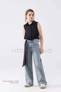 طقم ملابس بناتي صيفي - فيتاروسا (Vittarossa)