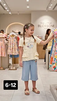 طقم ملابس صيفية للبنات - ذا ليتل بلوسوم (The Little Blossom)