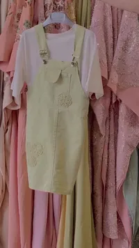 طقم سالوبيت بناتي مع بلوزة