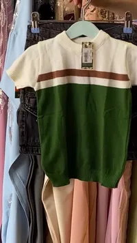 بلوزة تريكو صيفية للأطفال