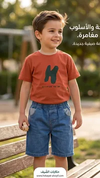 طقم ملابس صيفي للأطفال - حكايات الصيف