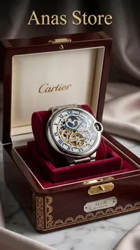 ساعة كارتييه باللون - Cartier