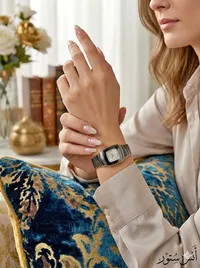 ساعة يد نسائية مربعة (Rado)