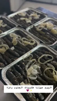 ورق عنب محشي - وجبات منزلية