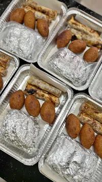 وجبات طعام منزلية مشكلة - كبة ولفائف - سوق غزة