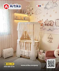 سرير أطفال بتصميم أنيق - Artika