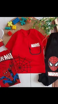 طقم ملابس أطفال سبايدرمان - مارفل (Marvel)