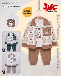 طقم ملابس أطفال 3 قطع - JNC BABY & KIDS