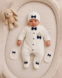 طقم مواليد فاخر - ألما ستايل بيبي (Almas Style Baby)