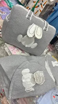حقيبة مواليد بتصميم أرنب لطيف