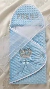 بطانية مواليد بتصميم أمير (Prens)