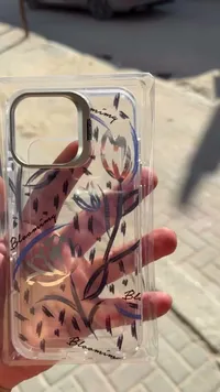 جراب حماية شفاف بتصميم زهور - بلومينغ (Blooming)