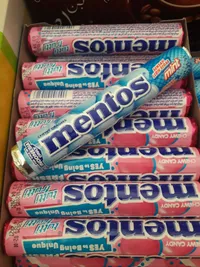 حلوى مينتوس بنكهة الفواكه والنعناع (Mentos)