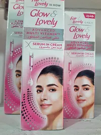 كريم الوجه ملتي فيتامين المتطور بالسيروم - غلو آند لوفلي (Glow & Lovely)