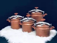 طناجر ضغط ألومنيوم - مجموعة 4 أحجام