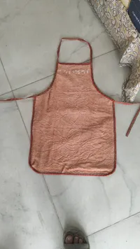مريلة مطبخ قماشية بنقوش زهرية