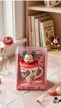 كوب سيراميك بغطاء ميكي ماوس - ديزني (Disney)