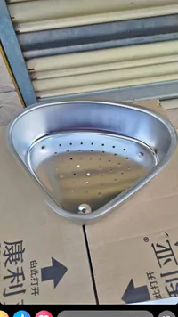 رف زاوية معدني للمطبخ والحمام