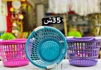 سلة غسيل بلاستيكية دائرية متعددة الاستخدامات - سوق غزة