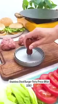 مكبس أقراص البرجر من الستانلس ستيل