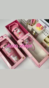 زمزمية حافظة للحرارة بتصميم هالو كيتي (Hello Kitty)