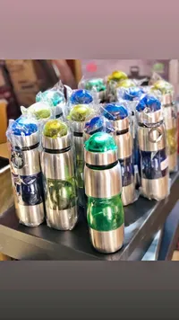 مطرة مياه رياضية ستانلس ستيل