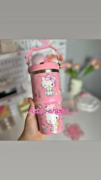 زمزمية حافظة للحرارة بتصميم هالو كيتي (Hello Kitty)