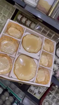 طقم ضيافة زجاجي فاخر