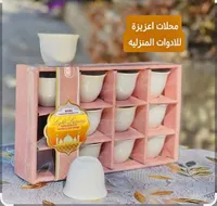 طقم فناجين قهوة بورسلين - لايت لاكشري (Light Luxury)