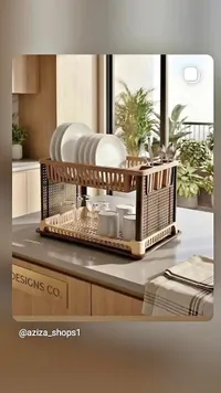 رف تجفيف أطباق وصحون (Designs Co.)