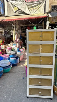 خزانة أدراج بلاستيكية متعددة الاستخدامات