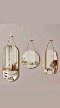 مرايا ديكور معلقة (Set of 3 Mirrors)
