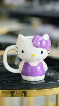مج سيراميك بتصميم هالو كيتي (Hello Kitty)