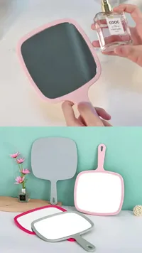 مرآة يد تجميلية محمولة