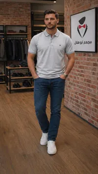 تيشيرت بولو رجالي - تومي هيلفيغر (Tommy Hilfiger)