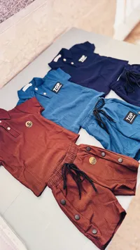طقم ملابس صيفي للأطفال - توب (Top)