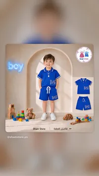 طقم صيفي للأولاد - شام ستور (Sham Store)