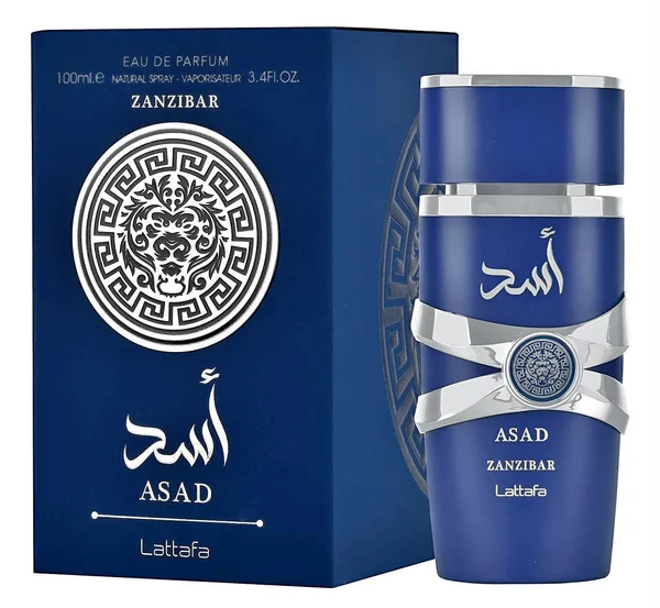 عطر أسد زنجبار - لطافة (Lattafa) - عطور وإكسسوارات شبابية - سوق غزة