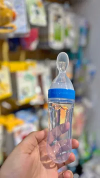 ملعقة إطعام سيليكون للأطفال
