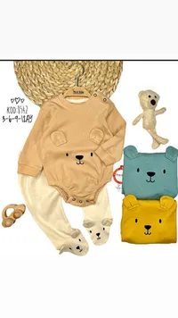 طقم ملابس أطفال بتصميم الدب - مورات بيبي (Murat Baby)