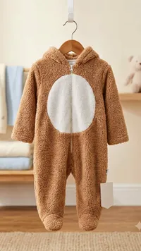 بدلة نوم شتوية للأطفال بتصميم دب (Beary)