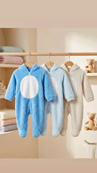 بدلة نوم أطفال فرو (Baby Sleepsuit)