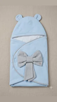 كيس نوم أطفال مزين بفيونكة (Baby Sleep Sack)