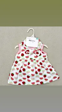 فستان صيفي بناتي بطبعة الفواكه - بي إل بيبي (PL Baby)