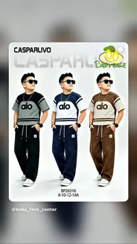 طقم ملابس أولادي صيفي - كاسبارليفو (Casparlivo)