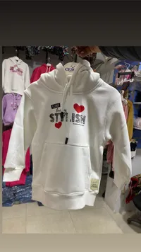 هوديي ستايليش بطبعة I Love Be Stylish