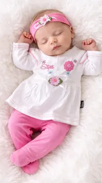 طقم ملابس أطفال بناتي - ستايل (Style)
