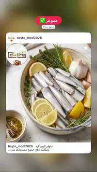 سمك طازج منظف - بيت المونة