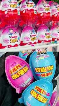 بيض الشوكولاتة بالمفاجآت - كيندر جوي (Kinder Joy)